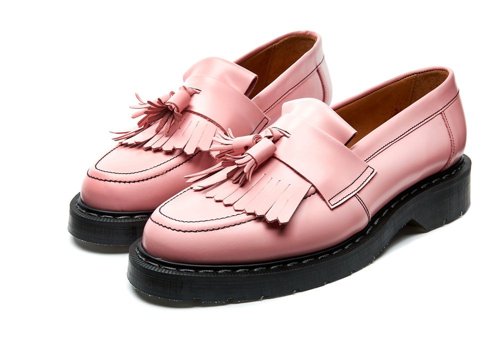 Solovair Hi-Shine Tassel Women's Loafers Pink | USA  193-XTRUDL